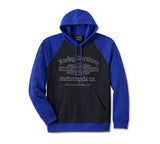 Harley-Davidson Men's Old English Stacked Bar & Shield Raglan Hoodie, 96006-25VM