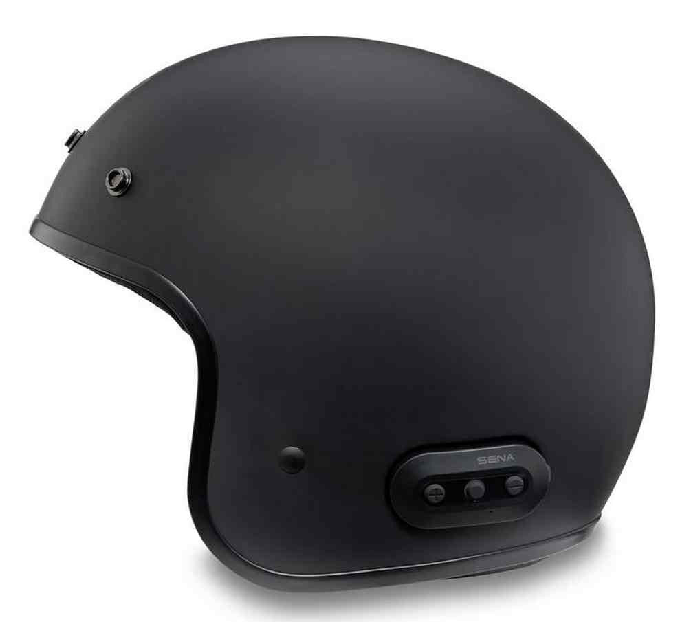 Harley-Davidson Fury N04 Bluetooth 3/4 Helmet, Matte Black