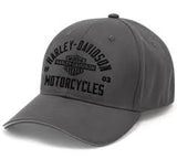 Harley-Davidson® Men's Apex Softail Stretch Fit Baseball Hat, Gray 97721-25VM