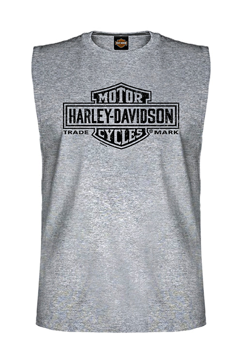 Harley-Davidson® Long Bar & Shield Logo Wild Horse Sleeveless Muscle S