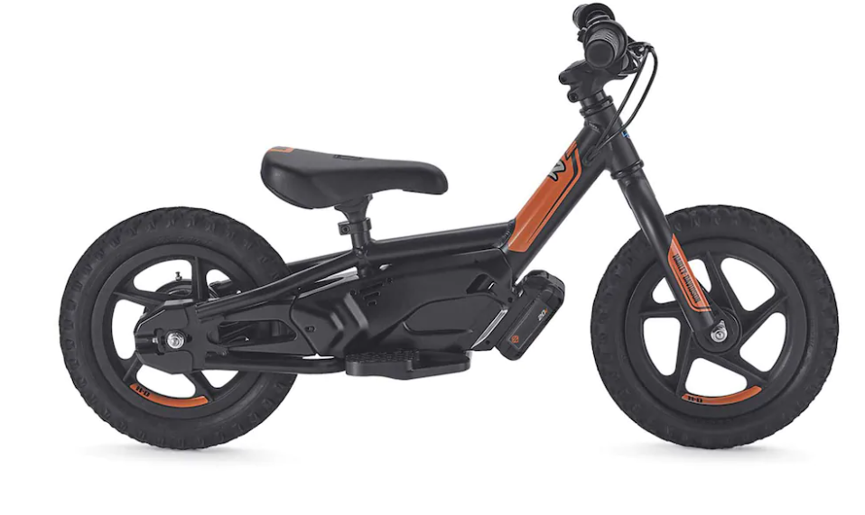 Harley Davidson IRONe16 Black Electric Balance Bike