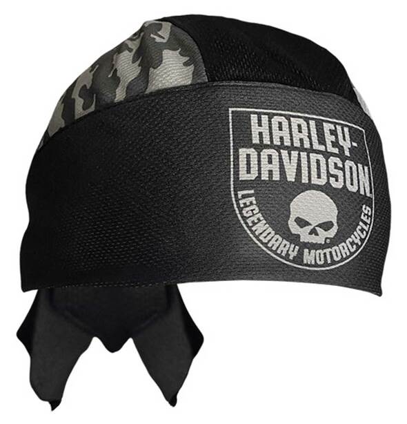 Harley-Davidson® Men's Camo Willie G Skull Polyester One Size