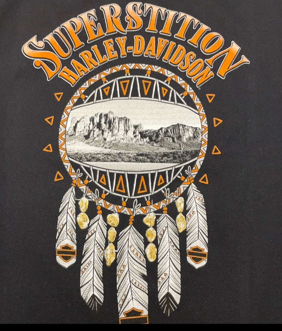 90s HARLEY-DAVIDSON Tシャツ 黒 L ドリームキャッチャー image_3dd1f1f2-0f2a-43cd-8274-