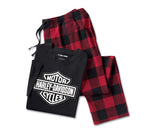 Harley-Davidson Men's Men's Bar & Shield Short Sleeve Pajama Set, 96113-25VM