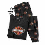 Harley-Davidson Women's Bar & Shield Long Sleeve Pajama Set, 96159-25VW