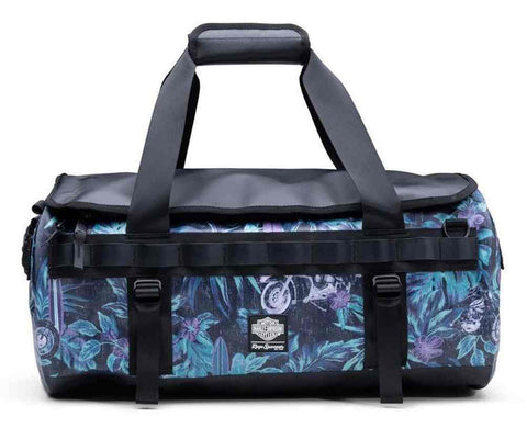 Harley-Davidson®  Reyn Spooner Hawaiian Waterproof Duffel Bag - Black, 96918-23VM