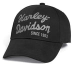 Harley-Davidson® Artisan Adjustable Baseball Cap - Black 97647-23VW