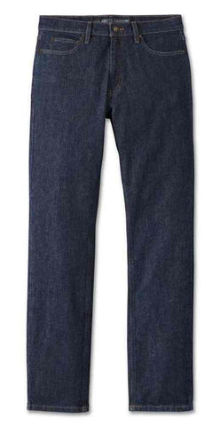 Harley-Davidson® Men's Tapered Leg Cotton Jeans, Dark Indigo