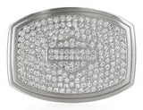 Harley-Davidson® Women's Bar & Shield Embellished Belt Buckle – Brushed Nickle