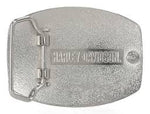 Harley-Davidson® Women's Bar & Shield Embellished Belt Buckle – Brushed Nickle