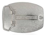 Harley-Davidson® Women's Bar & Shield Embellished Belt Buckle – Brushed Nickle