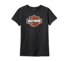 Harley-Davidson® Women's Bar & Shield Short Sleeve Tee - Black, 99095-24VW