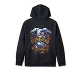 Harley-Davidson® Loaded with Horsepower Raglan Hoodie , Black 96105-25vm