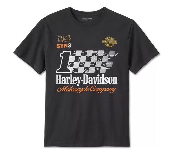 マストバイ【Harley-Davidson】Men's Vintage Bike Checker Tee Women's Road Racer Mesh Tee | Harley-Davidson ME
