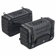 BILTWELL  Easy Install Universal EXFIL-36 Saddlebags XL, Black, 3501-1867