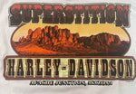 Harley-Davidson® Elongated Bar & Shield Superstition Logo Short Sleeve T-Shirt, Black or White