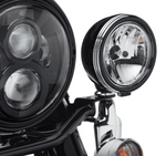 Harley-Davidson® 4 in. Defiance Auxiliary Lamp Trim Rings, 61400355 - Superstition Harley-Davidson