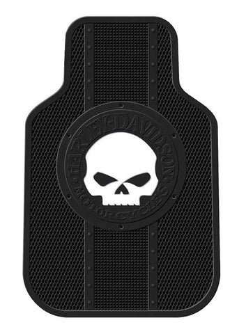 Harley-Davidson® Willie G Skull Universal-Fit Front Floor Mats - Set of 2, 1540 - Superstition Harley-Davidson