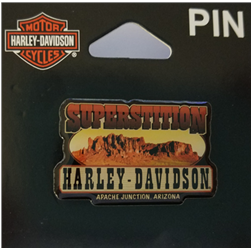 Superstition Harley-Davidson® Dealership Logo Custom Pin, PNCUS0302 - Superstition Harley-Davidson