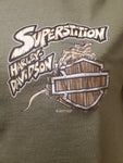 Harley-Davidson® Men's Fink Hog Short Sleeve T-Shirt, Military Green - Superstition Harley-Davidson