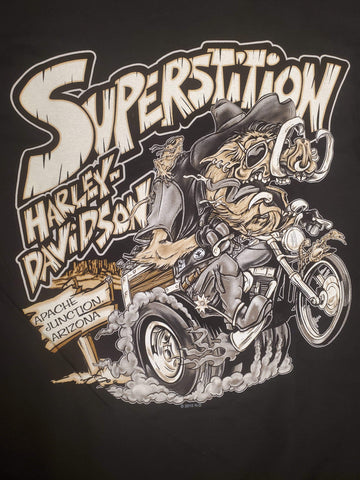 Harley-Davidson® Men's Fink Hog Long Sleeve T-Shirt, Black - Superstition Harley-Davidson