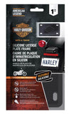 Harley-Davidson® Silicone Motorcycle License Plate Frame, Bar & Shield - Black - Superstition Harley-Davidson