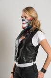 Hair Glove® Day of the Dead Frida Half Facemask, 53105 - Superstition Harley-Davidson