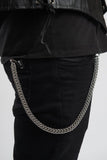 Hair Glove® Men's 18" Multi-Ring Stainless Steel Wallet Chain, 60019 - Superstition Harley-Davidson