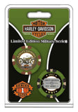 Harley-Davidson® Military Series Alpha 1 1917 Model J Collectible Poker Chip 6741 - Superstition Harley-Davidson