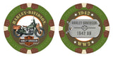 Harley-Davidson® Military Series Charlie 3 1942 XA Collectible Poker Chips 6743 - Superstition Harley-Davidson