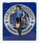 Harley Davidson® Police Babe Embossed Tin Sign 2011271 - Superstition Harley-Davidson