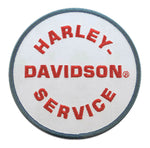 Harley-Davidson® 4 in. Embroidered Original Service Emblem Sew-On Patch - White - Superstition Harley-Davidson