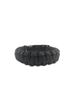 Hair Glove® Plain Black Survival Paracord Bracelet, 84100 - Superstition Harley-Davidson