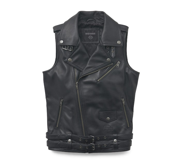 Harley Davidson Women s Pierce Leather Vest 97027 22VW