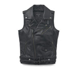 Harley-Davidson® Women's Pierce Leather Vest, 97027-22VW - Superstition Harley-Davidson