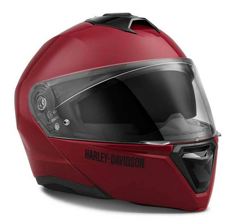Harley-Davidson® Men's Capstone Sun Shield II H31 Modular Helmet, Red 98122-21VX - Superstition Harley-Davidson