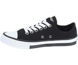 Harley-Davidson® Women's Zia 2" Black Canvas w/ White Trim Sneakers D83817 - Superstition Harley-Davidson