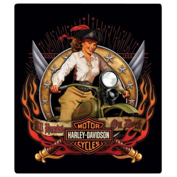 Harley-Davidson® Pirate Babe Embossed Magnet, 2010612 - Superstition Harley-Davidson