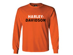 Harley-Davidson® Name Wild Horse Long Sleeve T-Shirt, Orange - Superstition Harley-Davidson