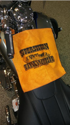 Superstition Harley-Davidson® Dealership Logo Custom Shop Towel, Orange - Superstition Harley-Davidson