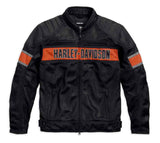 Harley-Davidson® Men's Trenton Color-blocked Mesh Riding Jacket, 98111-16VM - Superstition Harley-Davidson