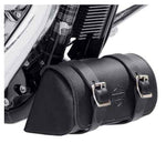 Harley-Davidson® Sportster & Dyna B&S Down Tube Leather Bag, Black, 93300044 - Superstition Harley-Davidson