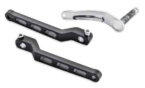 Harley-Davidson® Billet Style Heel / Toe Shift Lever, Satin Black Finish, 33600165 - Superstition Harley-Davidson