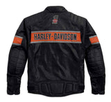 Harley-Davidson® Men's Trenton Color-blocked Mesh Riding Jacket, 98111-16VM - Superstition Harley-Davidson