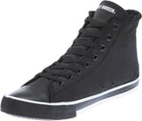 Harley-Davidson® Men's Baxter Black/White 4.5" Leather Hi-Cut Sneakers D93341 - Superstition Harley-Davidson