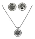 Harley-Davidson® Women's Crystal Willie G Necklace & Earrings Gift Set - Superstition Harley-Davidson