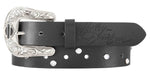 Harley-Davidson® Women's Dakota Glam Embellished Leather Belt, Black HDWBT11699 - Superstition Harley-Davidson