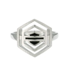 Harley-Davidson® Women's Hexagon Bar & Shield Ring, HDR0509 - Superstition Harley-Davidson