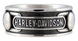 Harley-Davidson® Men's Willie G Skull & Chain Band Ring, Stainless Steel HSR0100 - Superstition Harley-Davidson