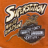 Harley-Davidson® Men's Fink Hog Short Sleeve T-Shirt, Texas Orange - Superstition Harley-Davidson